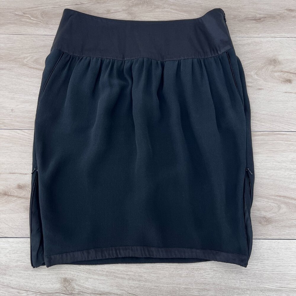 Stella McCartney x H&M 100% Silk Black Pencil Skirt 2004 Limited Release Size 8 - Picture 3 of 15